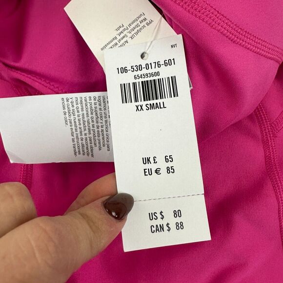 NWT YPB Abercrombie Pink SculptLUX Active Mini Dress Built In Shorts Stretch XXS - Picture 10 of 16